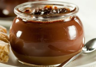Dark Chocolate & Salted Caramel Crème Brûlée