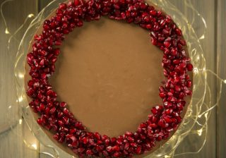 Dark Chocolate and Pomegranate Cheesecake - Panna cotta